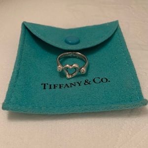 Tiffany & Co. Open Heart Ring with Diamonds